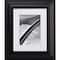 Craig Frames 4 Pack Upscale Satin Black Picture Frame with Mat